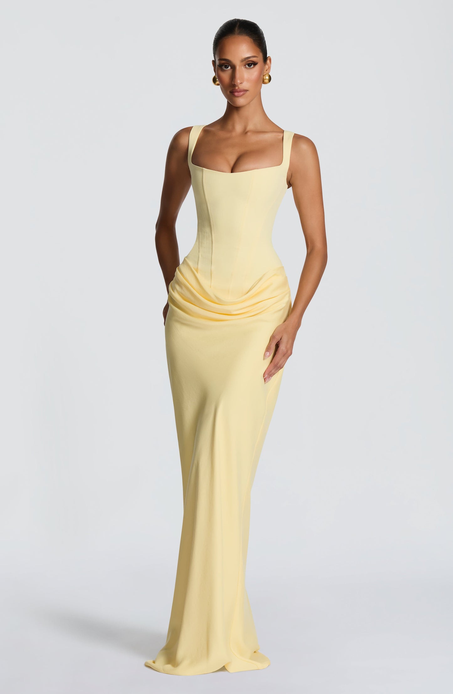 Rosa™ | Fließend geschnittenes Kleid mit eng anliegendem Korsett