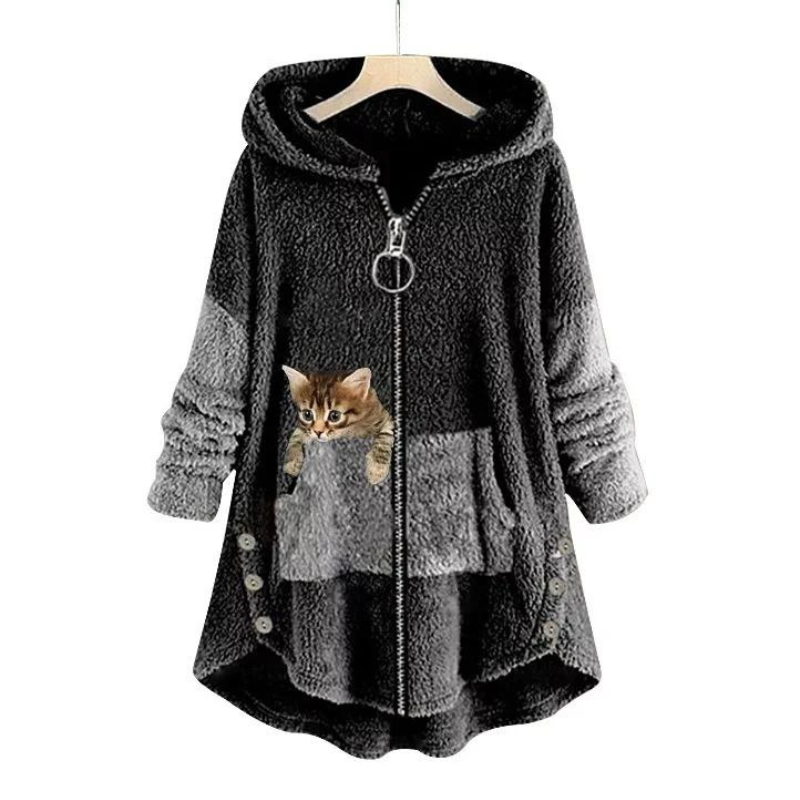 Vanda | Warme, weiche Jacke, kuschelig wie ein Teddybär