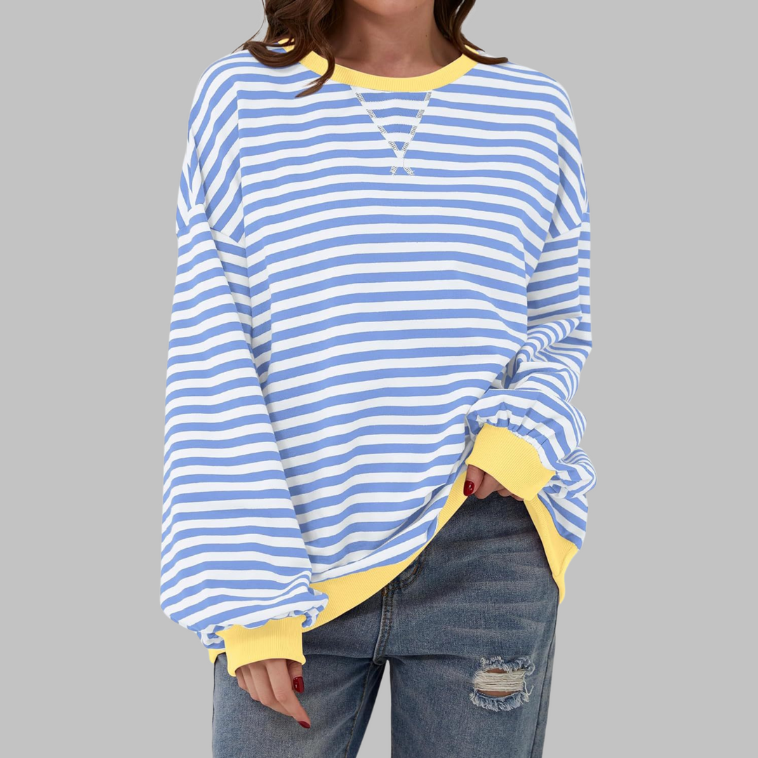 Laura – Lässiger Pullover gestreift