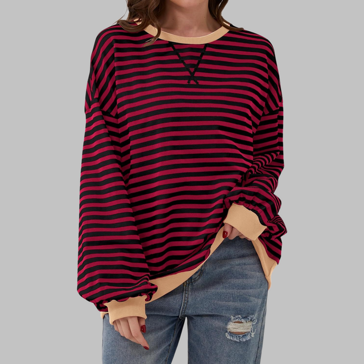 Laura – Lässiger Pullover gestreift
