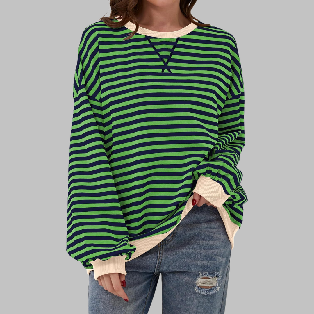 Laura – Lässiger Pullover gestreift