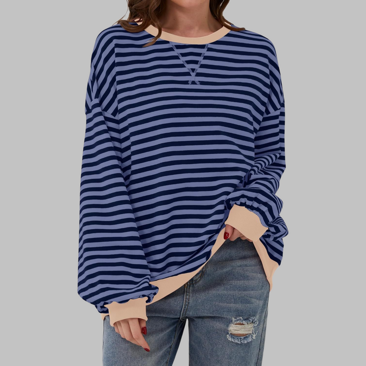 Laura – Lässiger Pullover gestreift