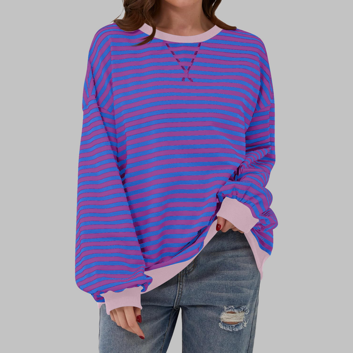 Laura – Lässiger Pullover gestreift