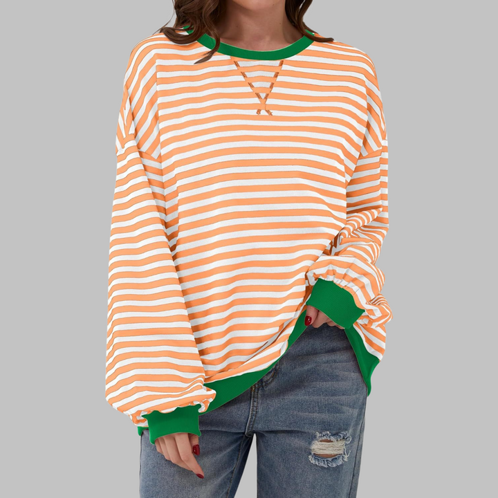 Laura – Lässiger Pullover gestreift