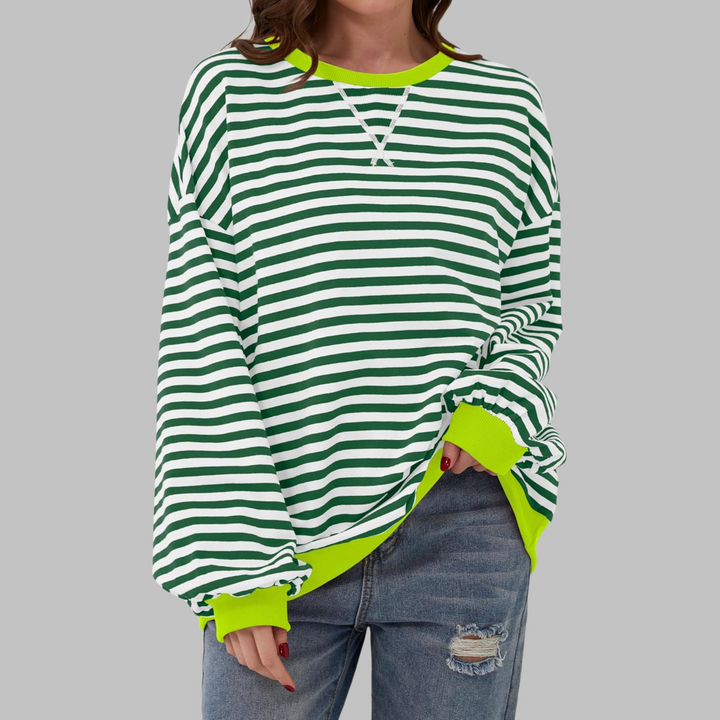 Laura – Lässiger Pullover gestreift