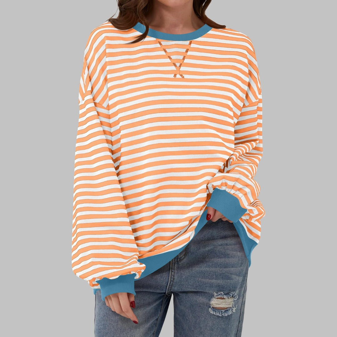 Laura – Lässiger Pullover gestreift