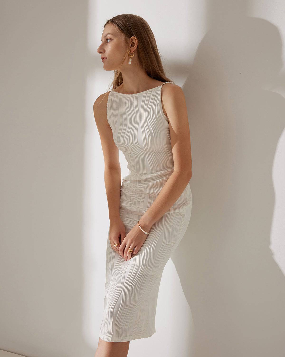 Kleid Laura™ | Dezente Eleganz und raffinierte Textur