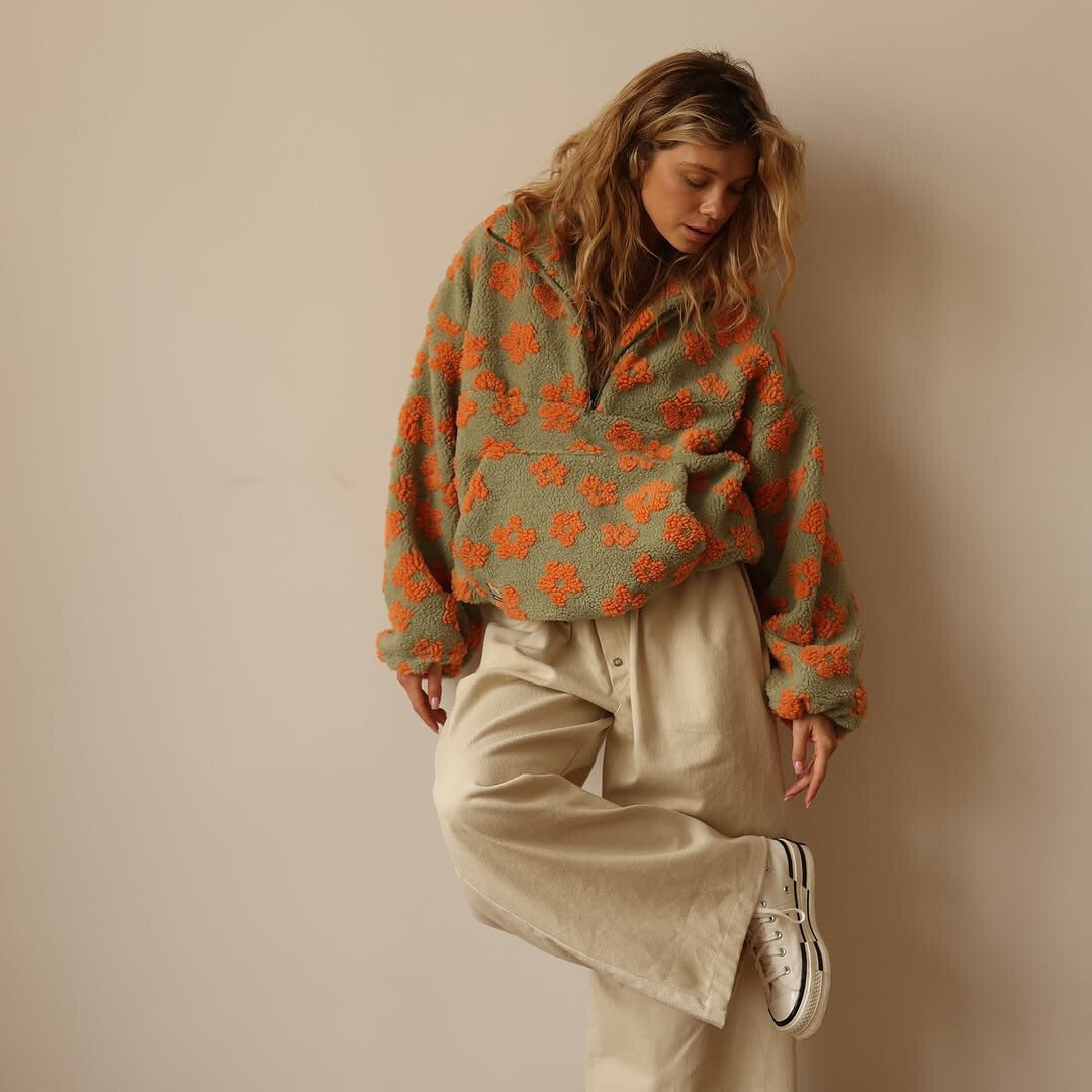 Vanessa | Pullover mit Blumenmuster