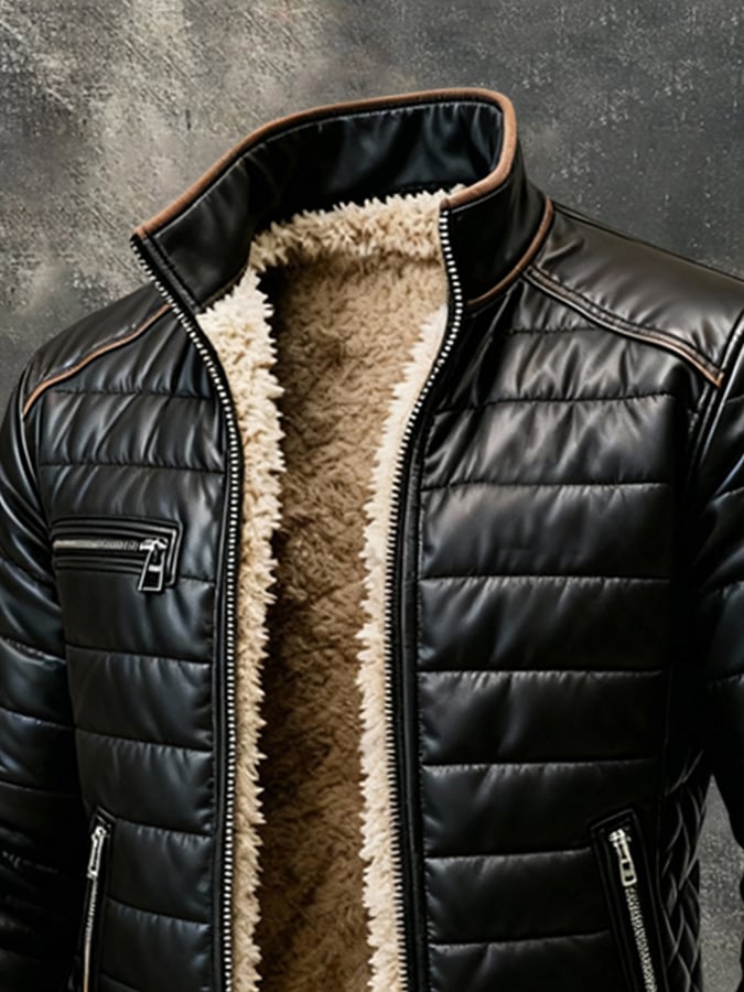 BRUNO | LUXURIÖSE, ISOLIERTE JACKE MIT FLEECEFUTTER