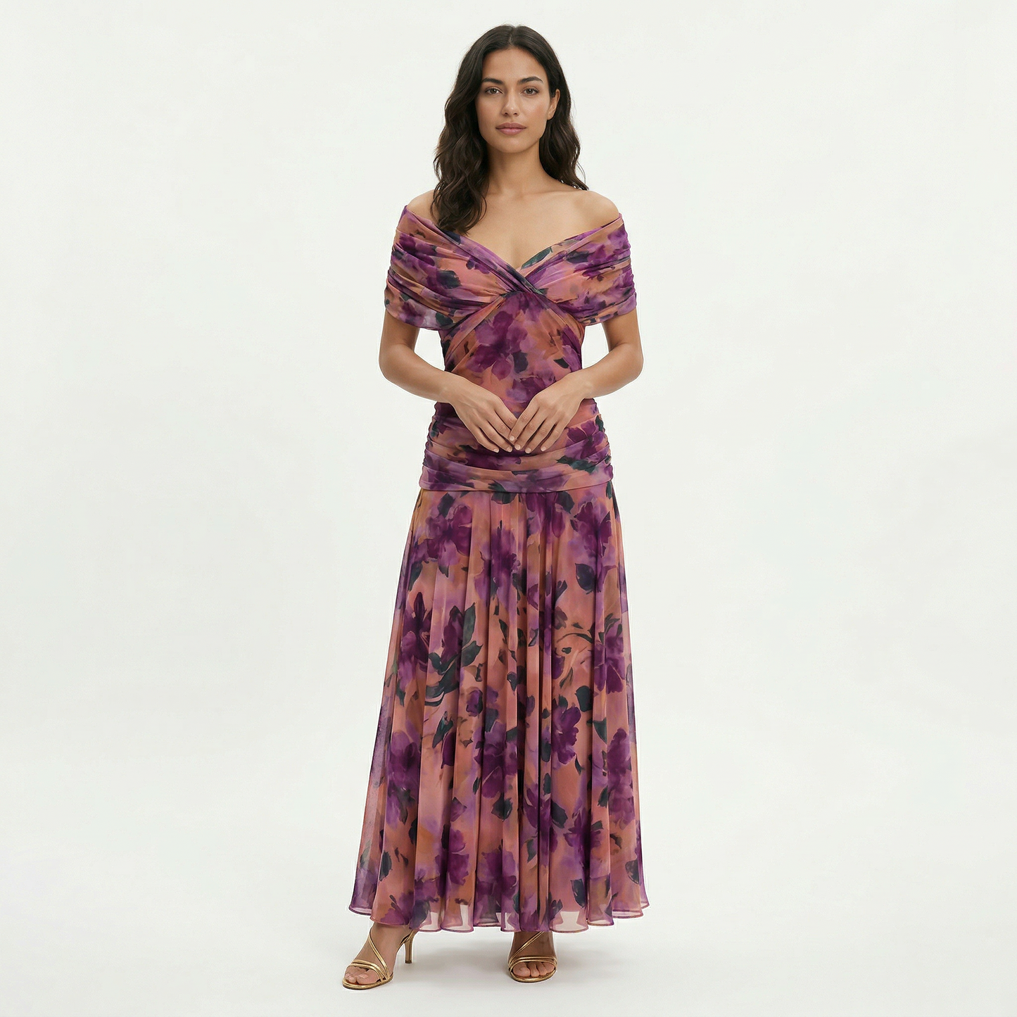 Dalma™ | Elegantes Kleid mit Print und fließender Silhouette