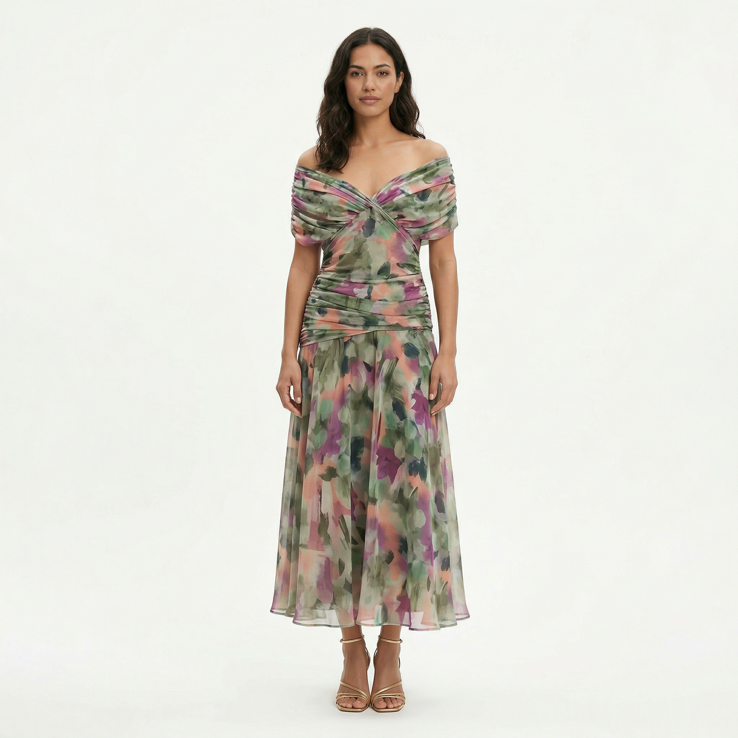 Dalma™ | Elegantes Kleid mit Print und fließender Silhouette