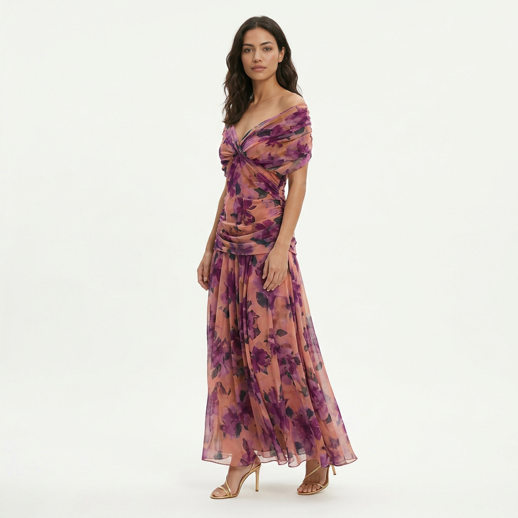 Dalma™ | Elegantes Kleid mit Print und fließender Silhouette
