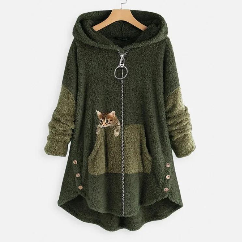 Vanda | Warme, weiche Jacke, kuschelig wie ein Teddybär