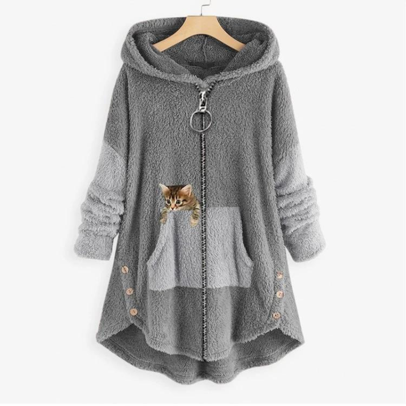 Vanda | Warme, weiche Jacke, kuschelig wie ein Teddybär