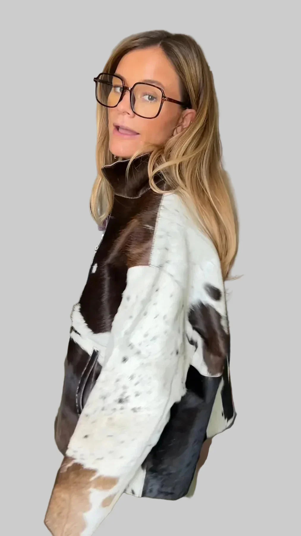 Octavia | Jacke mit Leopardenmuster