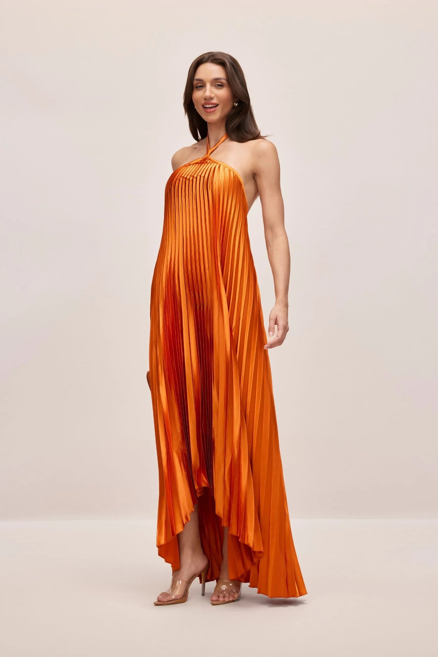 Kleid Noelia™ | Fließende Eleganz mit raffiniertem Glanz