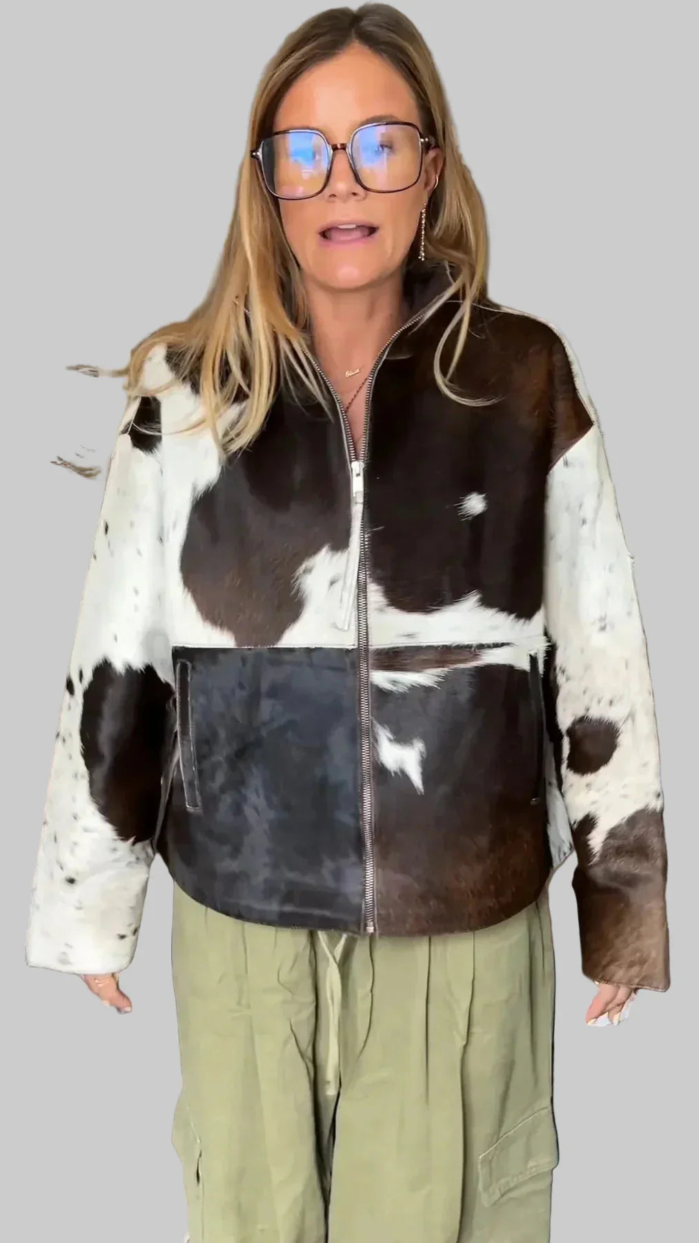 Octavia | Jacke mit Leopardenmuster