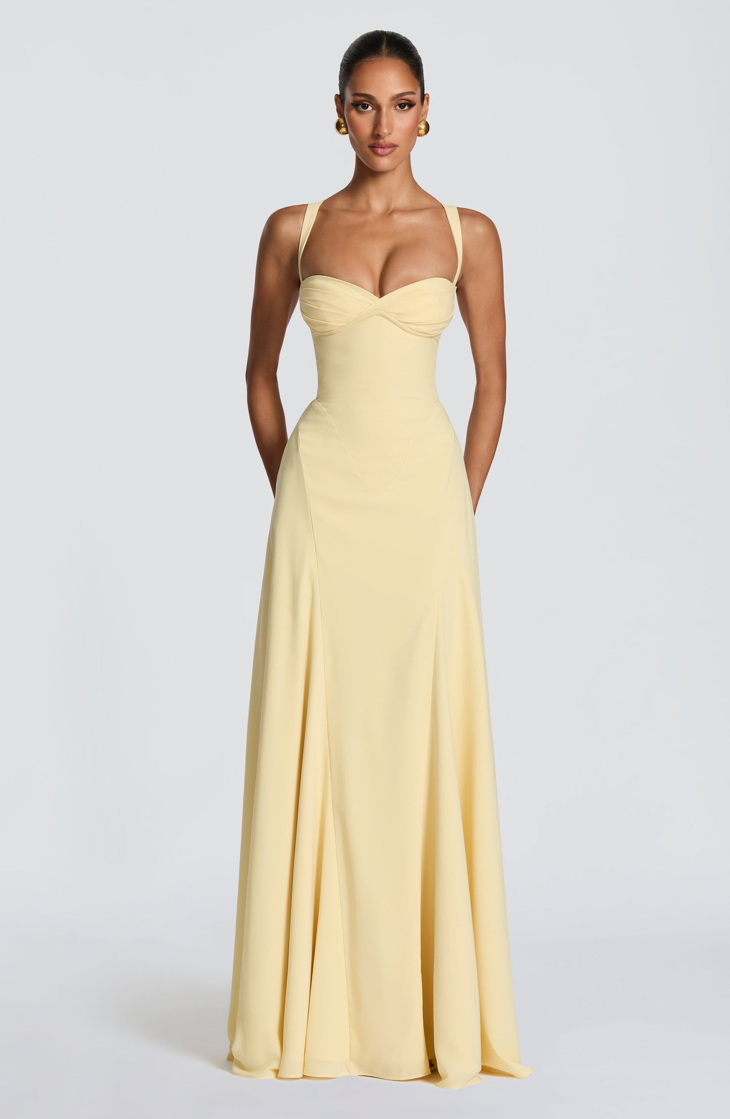 Leire™ Kleid | Fließende Eleganz mit Herz-Ausschnitt