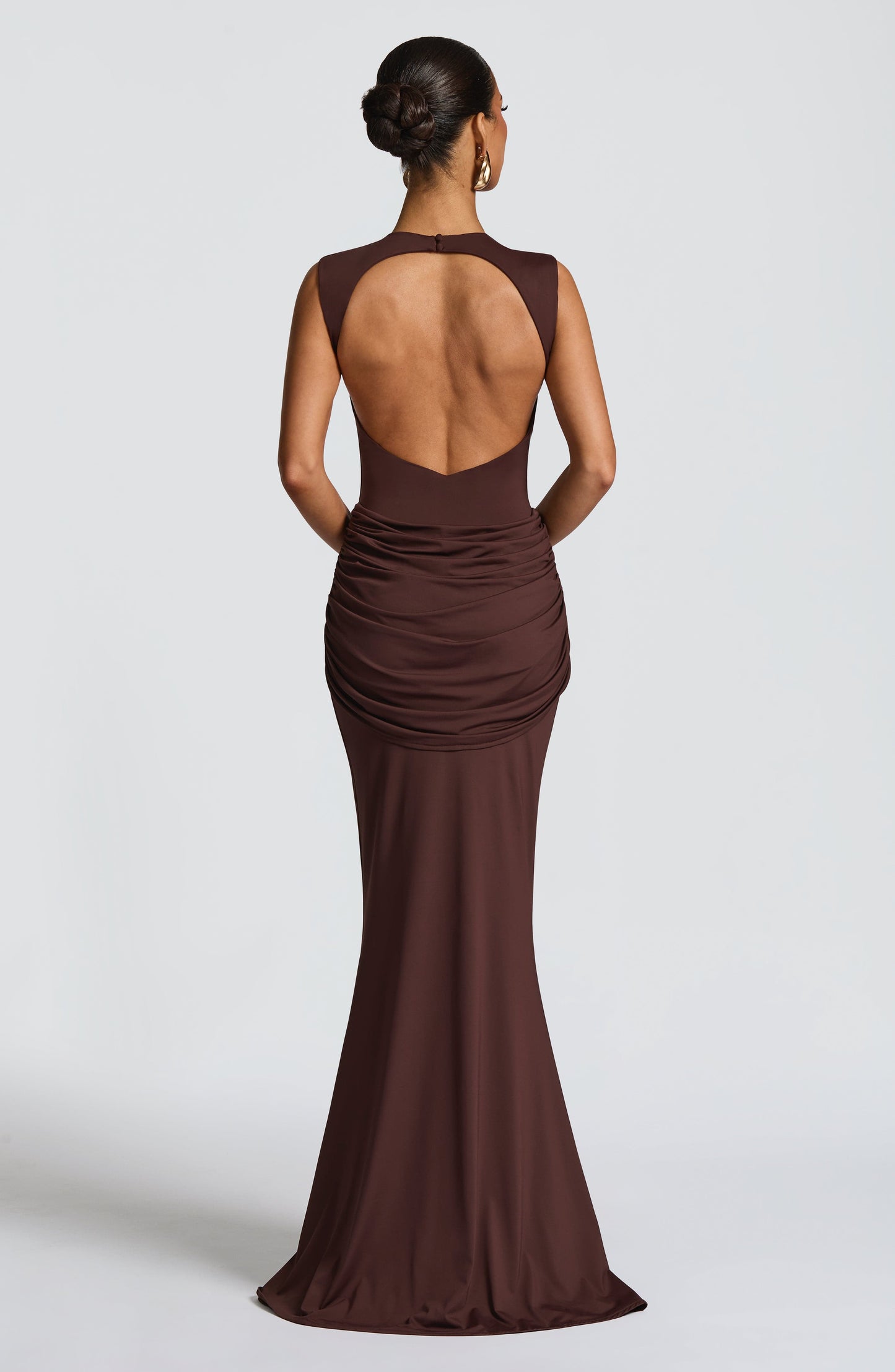 Kleid Carbajo™ | Elegante Silhouette mit skulpturaler Drapierung