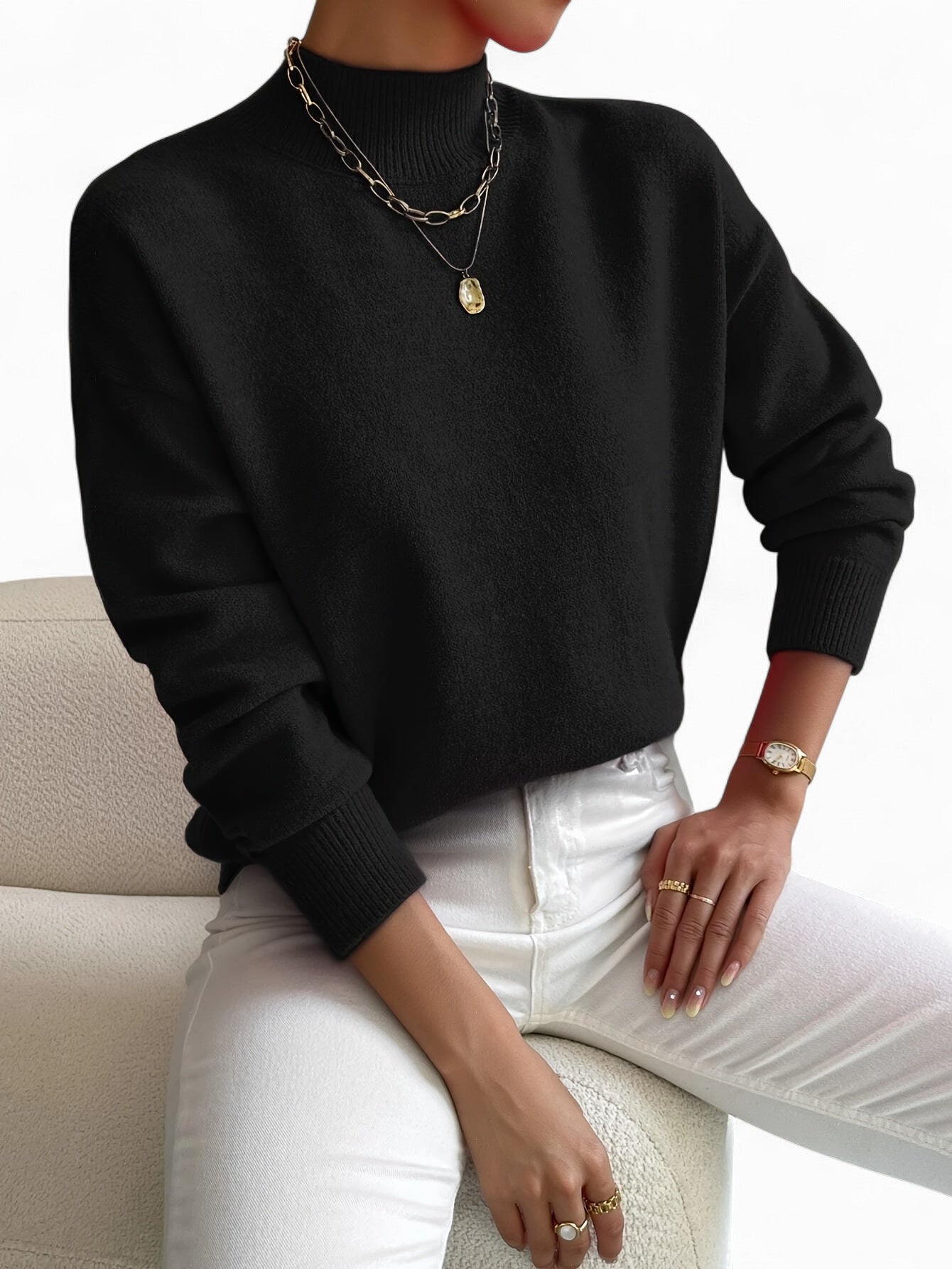 Ivone – Kuscheliger Strickpullover