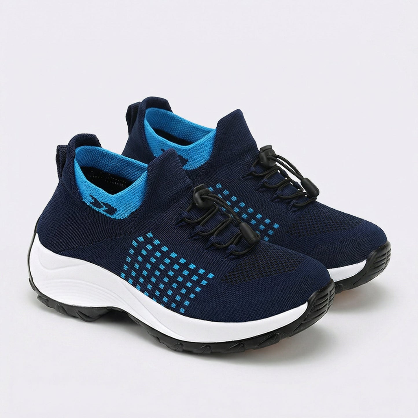 Ambulo Orthopädische Stoffschuhe - Marineblau