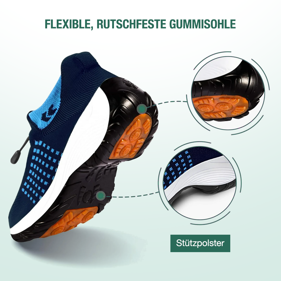 Ambulo Orthopädische Stoffschuhe - Marineblau