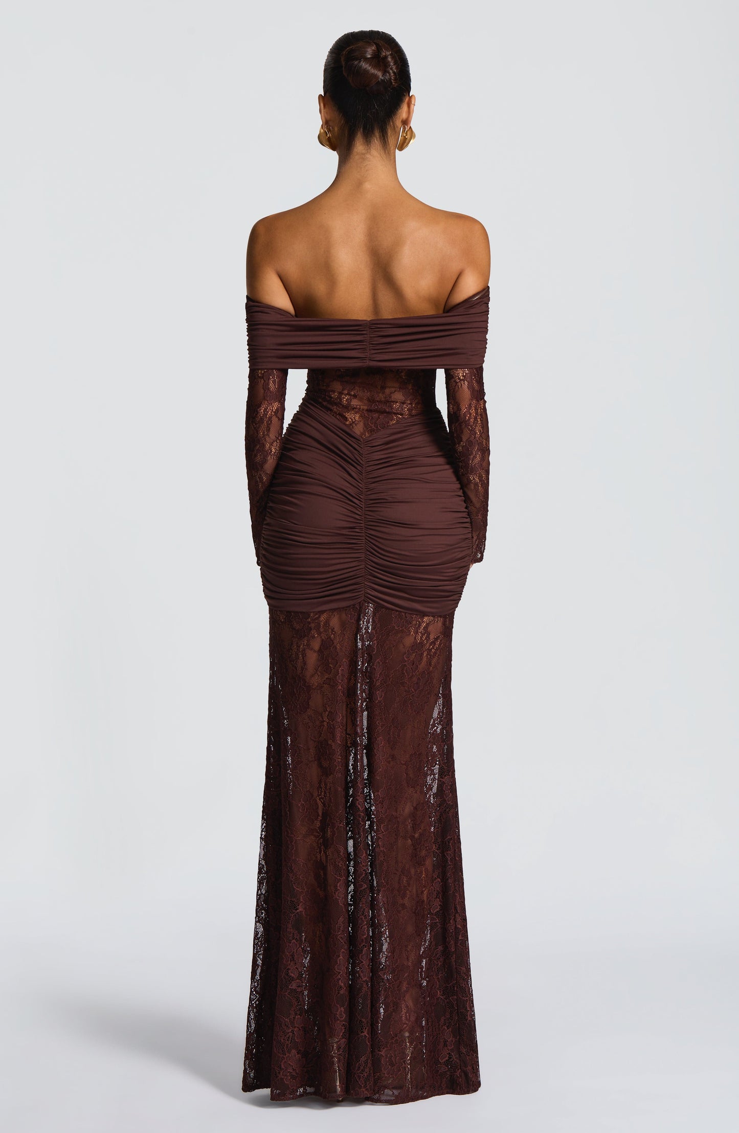 Kleid Libra™ | Raffinierte Eleganz mit Spitze und Drapierung