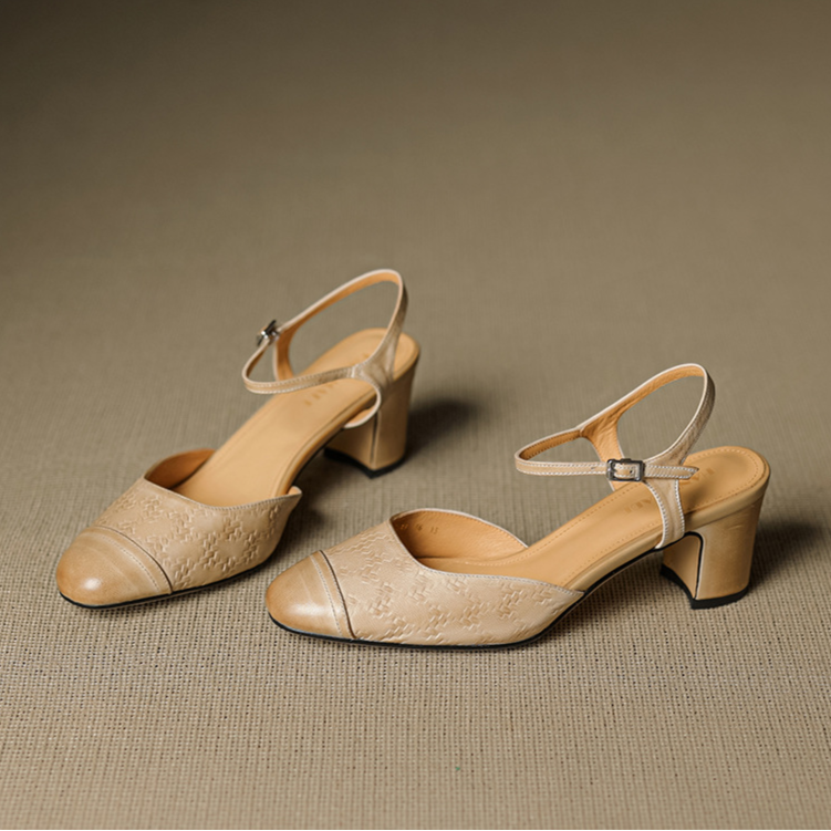 Valery Echtleder-Absatzschuhe