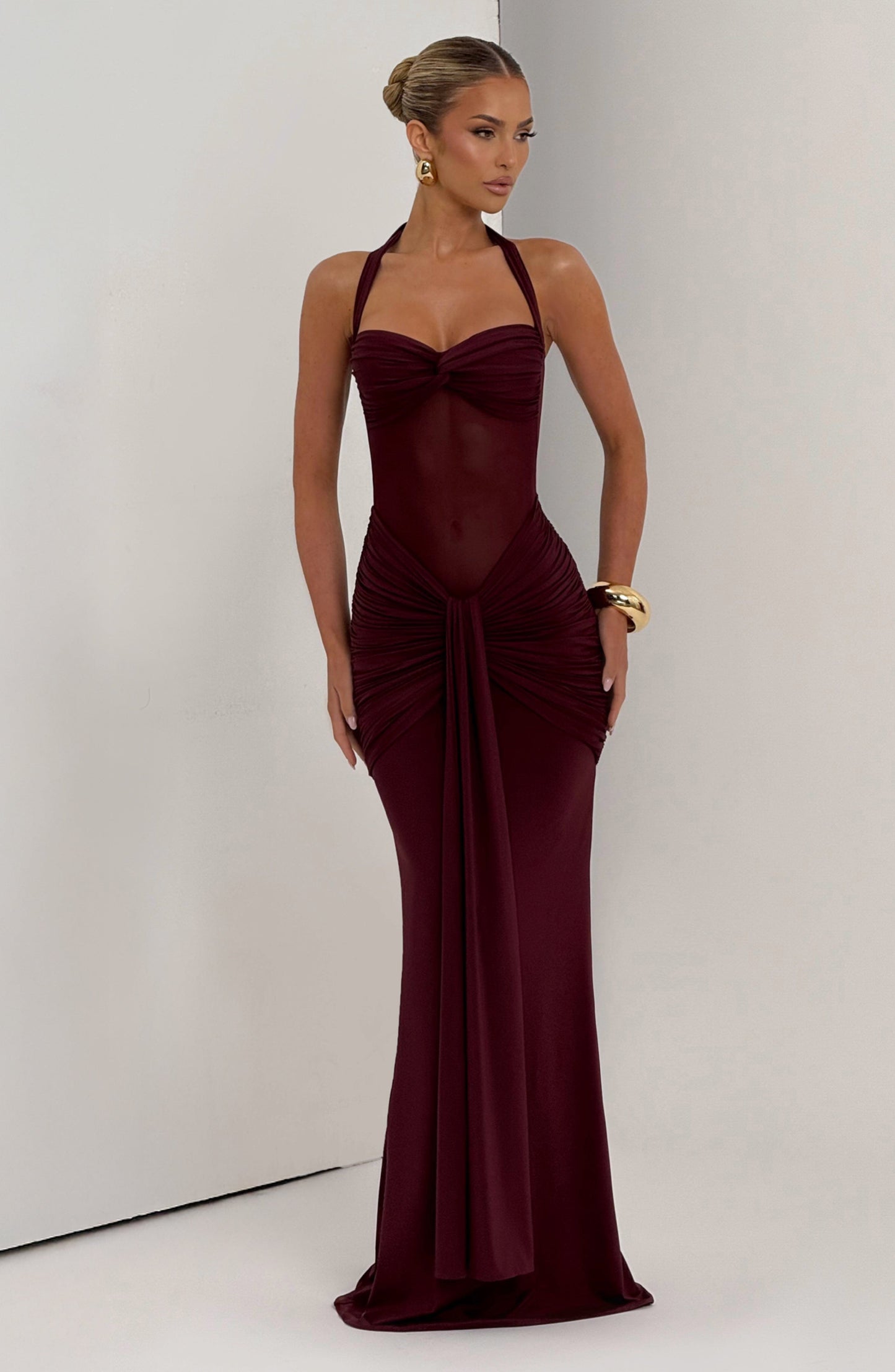 Kleid Yolanda™ | Geformte Eleganz mit Drapierungseffekt