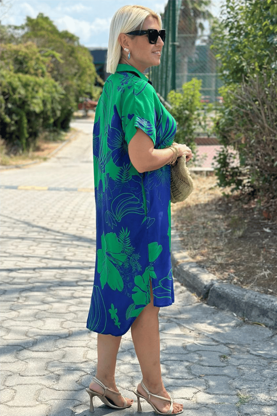 Naomi | Kleid mit Blumenmuster